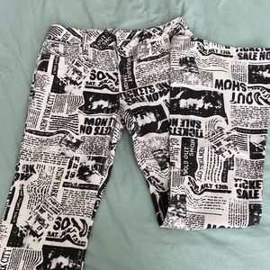newspaper pants